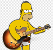 png-clipart-plucked-string-instruments-string-instrument-accessory-yellow-slide-guitar-garage-band-homer-homer-simpson-musician-cartoon.png